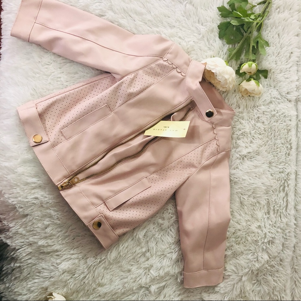 Max Studio, Toddlers Pink Motorcycle Jacket